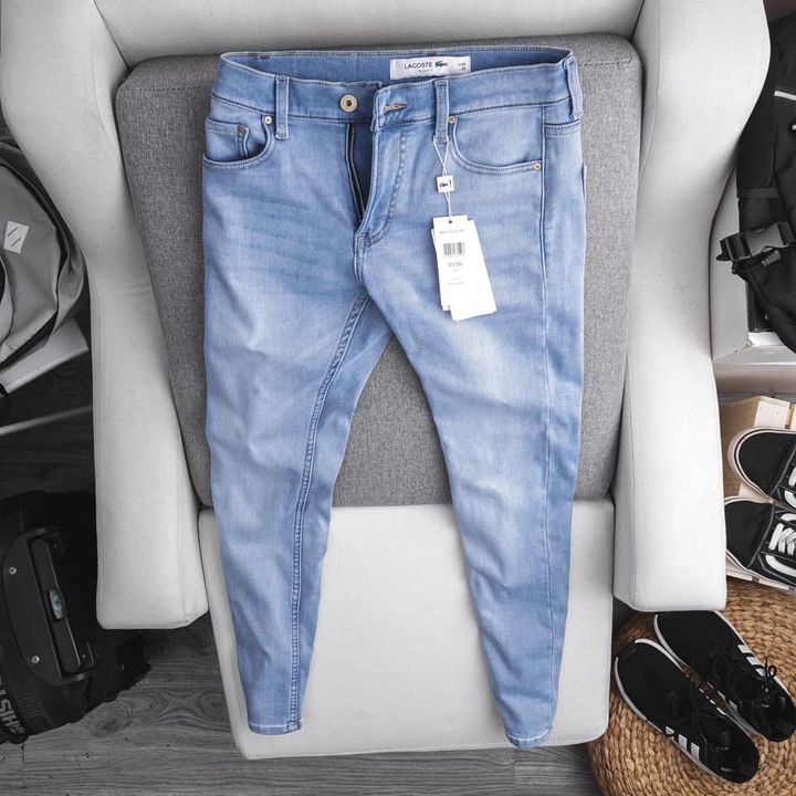 Quần Jean nam trơn, rách, đẹp cao cấp, trẻ trung thời trang, hàng VNXK