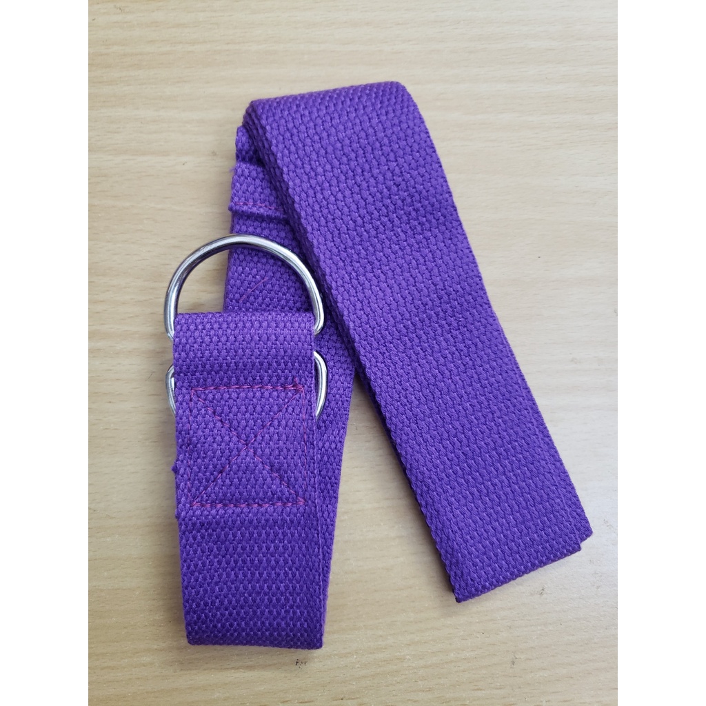 Dây Tập Yoga, Sợi Cotton Cao Cấp, Bền Đẹp, Nhiều Màu Sắc, Dài 1m8, Dây Hỗ Trợ Động Tác Uốn Dẻo, Mở Vai