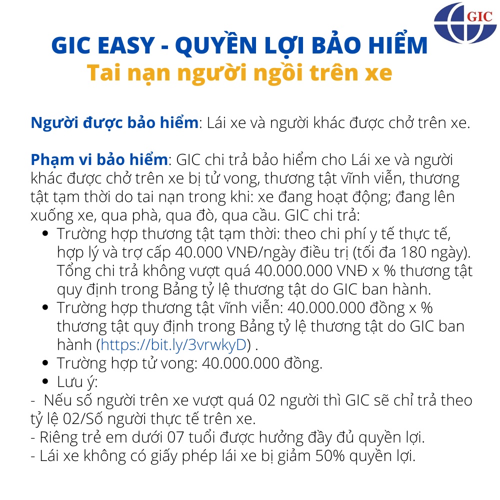 TOÀN QUỐC [Voucher giấy] Bảo Hiểm Vật Chất + Cứu Hộ Xe Máy - Gói Lite - GIC