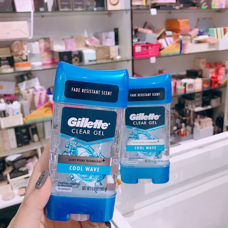 Lăn khử mùi nam Gillette Endurance Cool Wave Clear Gel Gillette