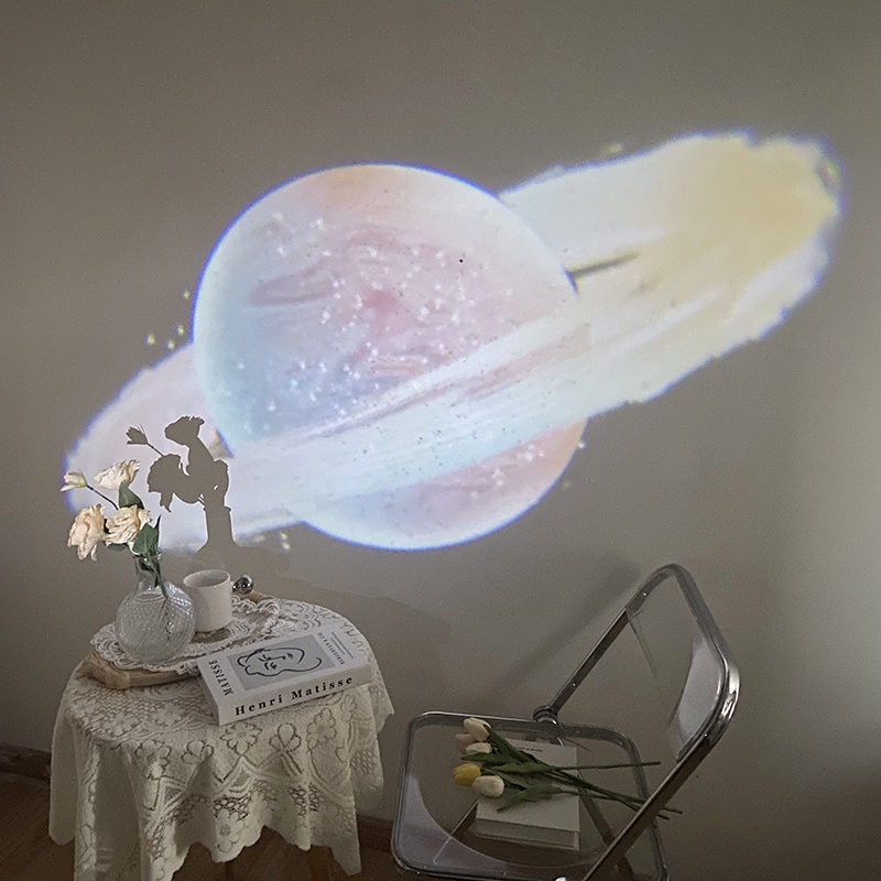 Đèn chiếu sáng tạo hình galaxy độc đáo cho phòng ngủ