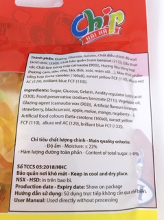 Kẹo dẻo Chip Chip Hải Hà 100g