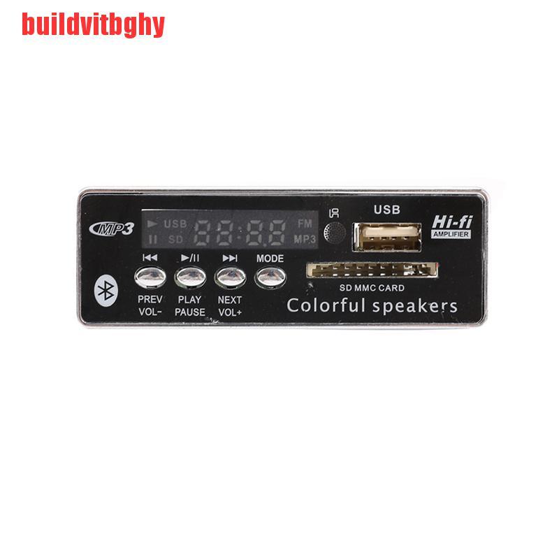 {buildvitbghy}BT SD USB FM Aux Radio MP3 Player Integrated Car USB Bluetooth MP3 Decoder Board IHL