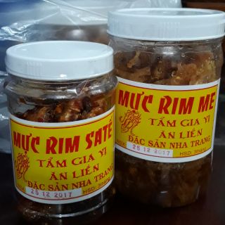 Combo mực rim sa tế+ mực rim me (900g)
