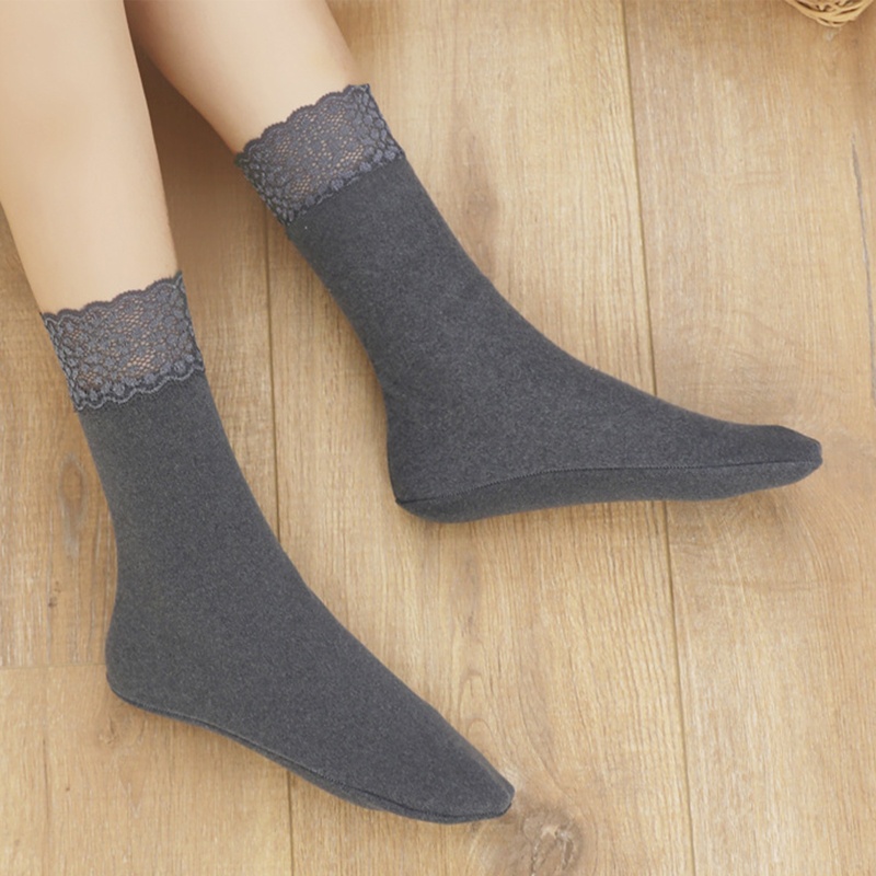 1 Đôi Tất Chân Giữ Ấm Phong Cách Lolita Nhật Bản