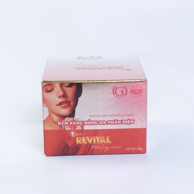 Kem Sáng Hồng Da Toàn Diện REVITAL Whitening - Ức Chế Tổng Hợp Và Làm Mờ Vết Thâm Trên Bề Mặt Da.