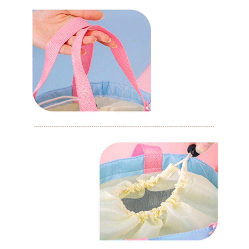 Túi Đựng Cơm Trưa Giữ Nhiệt Bằng Polyester Chống Nước Sức Chứa Lớn In Họa Tiết Hoạt Hình Dễ Thương Cho Học Sinh|Túi Đựng Đồ Dã Ngoại Màu Sắc Xinh Xắn Tiện Lợi