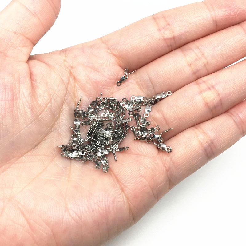 Bộ 100 Khóa Cài Đôi Bằng Thép Không Gỉ 304 Dùng Làm Trang Sức DIY