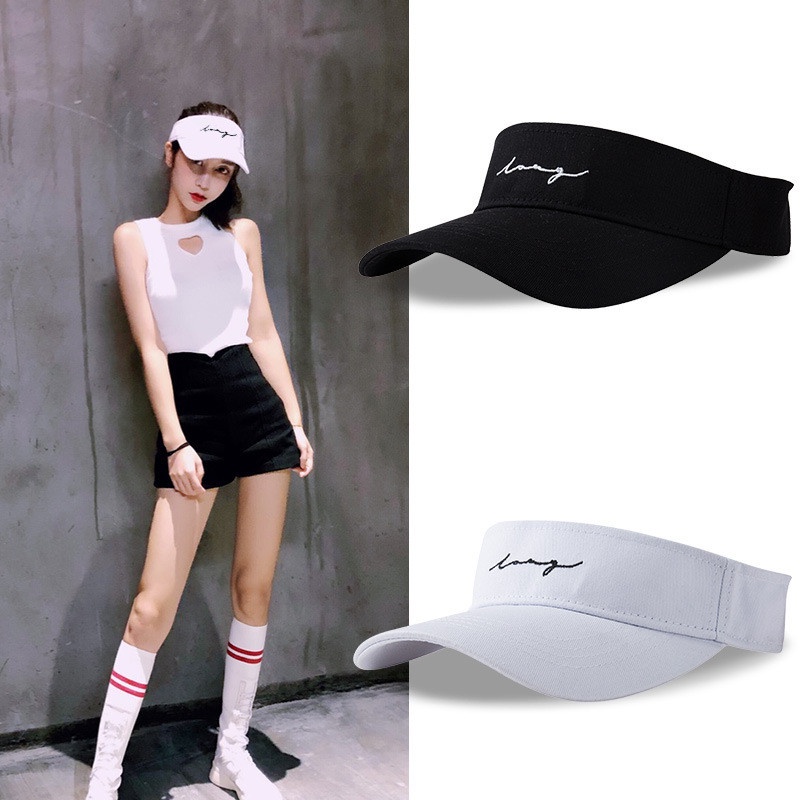 Nón Lưỡi Trai Nửa đầu Nam nữ Kiểu Dáng Họa Tiết Chữ Ký, Mũ Lưỡi Trai Unisex Tennis Thế Thao, Nón Kết Chống nắng