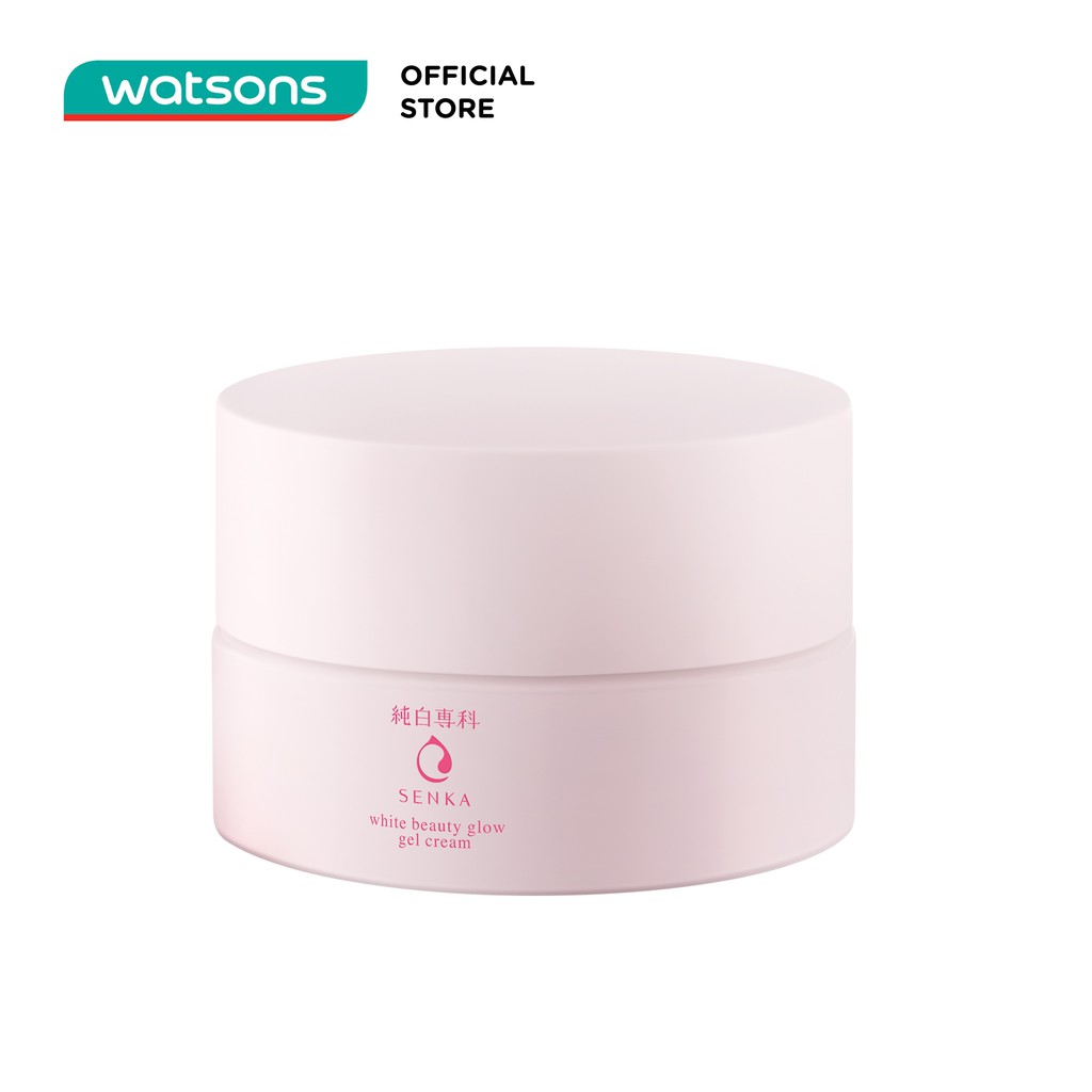 Kem Dưỡng Trắng Da Ban Đêm Senka White Beauty Glow Gel Cream 50g