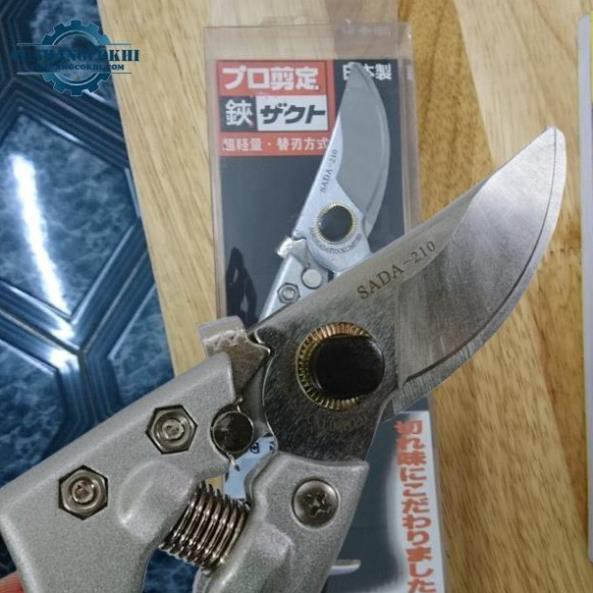 [Hàng Nhật thật] Kéo cắt cành cây cao cấp SADA Nhật Bản lưỡi thép siêu bền, siêu sắc