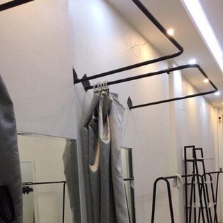 KHUNG THỬ ĐỒ CHỮ U- KHUNG TREO THAY ĐỒ - KHUNG RÈM THỬ ĐỒ