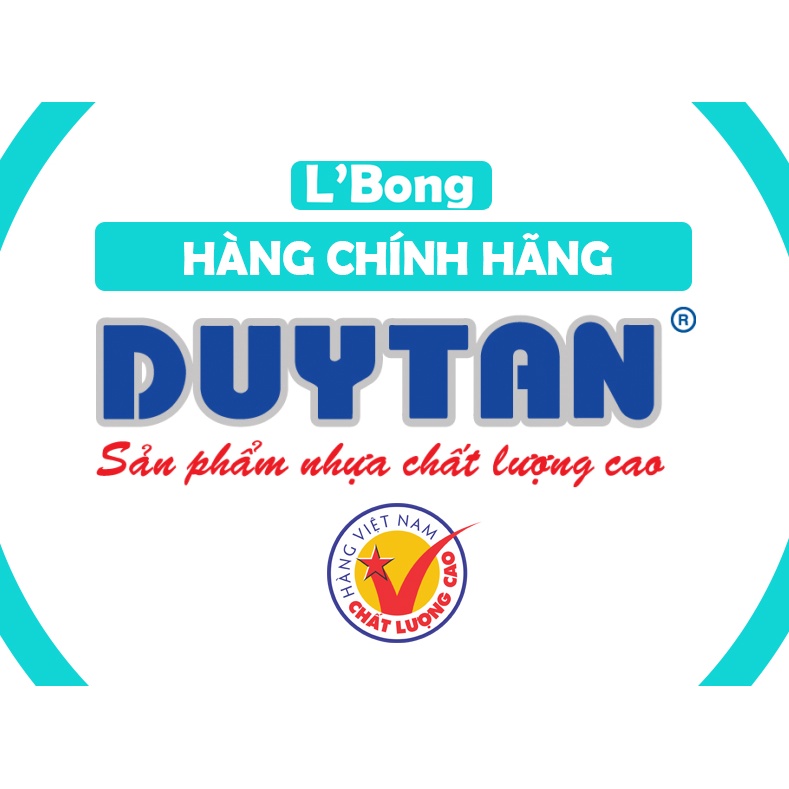 Combo 5 thùng nhựa Duy Tân có bánh xe 90 lít