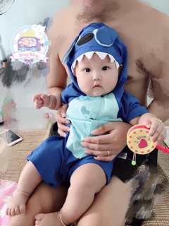 🦄 BoDy thú stick xanh cho bé