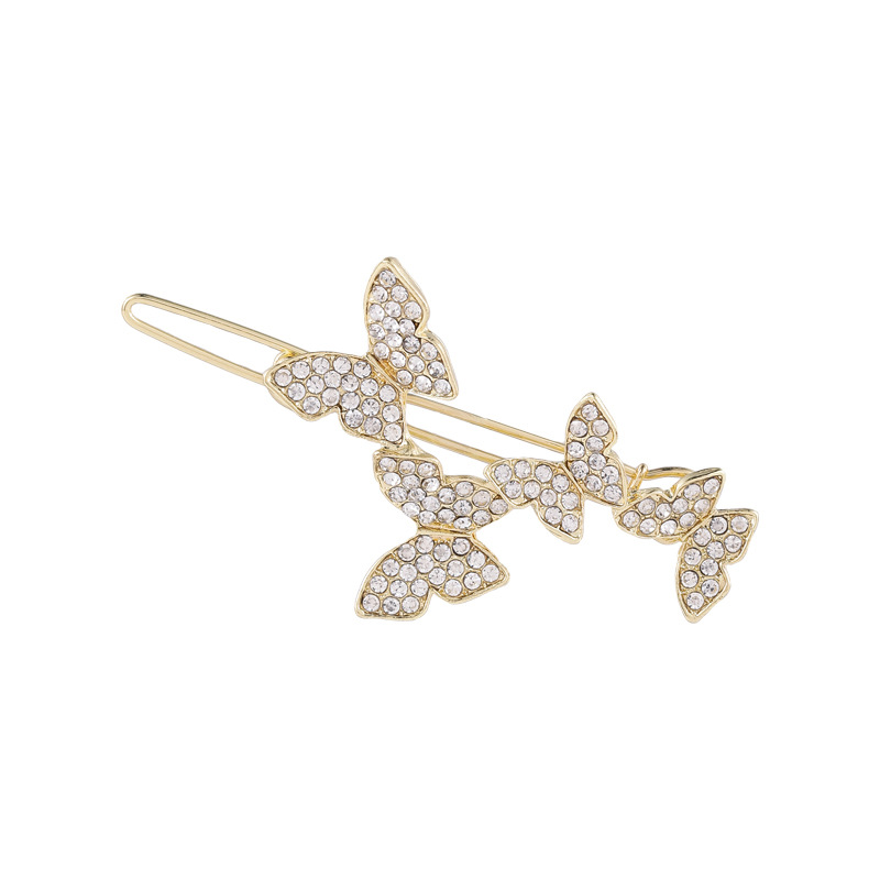 ✨Jenny's shop✨ Shiny butterfly hairpin diamond