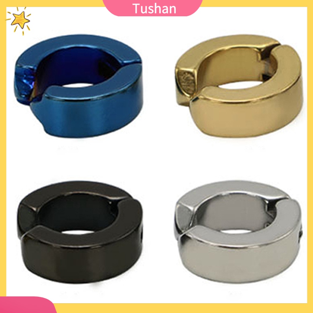 1 Khuyên Vành Tai Dạng Kẹp Chống Mòn Họa Tiết Hình Học Cho Nam