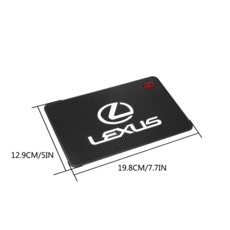 Miếng Dán Chống Trượt điện thoại máy tính bảng iphone ipad android Cho Bảng Điều Khiển Xe Hơi ô tô logo lexus gs es lx