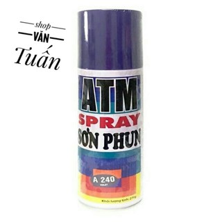 Sơn phun, xịt atm màu tím a240