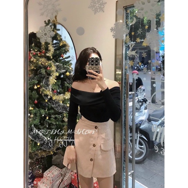 SET ÁO BẸT VAI kèm CHÂN VÁY