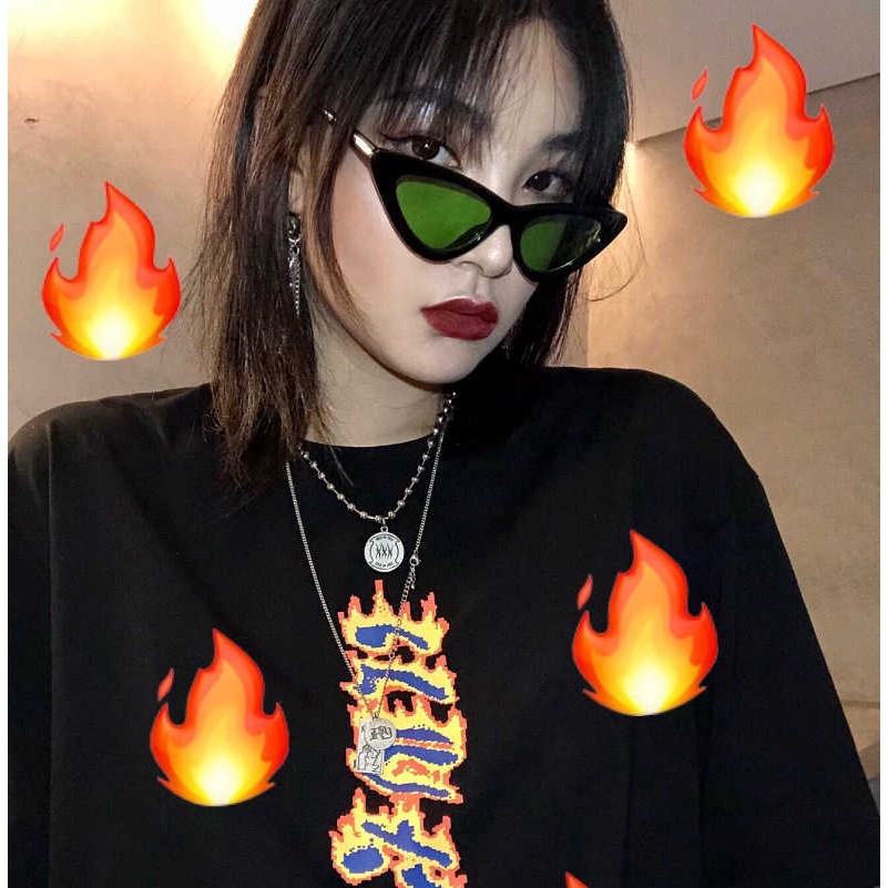 Dây Chuyền Nhiều Lớp Phối Mặt Phong Cách Hip Hop Harajuku