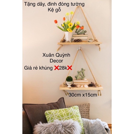 ️️️KỆ TREO TƯỜNG TỐI GIẢN ĐẬM PHONG CÁCH HÀN QUỐC - DECOR MỌI KHÔNG GIAN