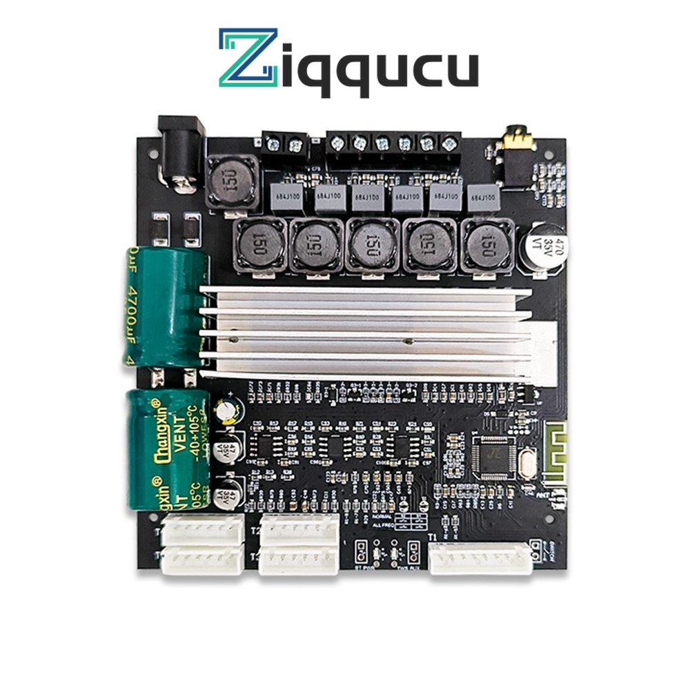 ZIQQUCU Bảng Mạch Khuếch Đại Âm Thanh Kỹ Thuật Số  ZK-TB22P 2.1 TPA3116 50W * 2 + 100W