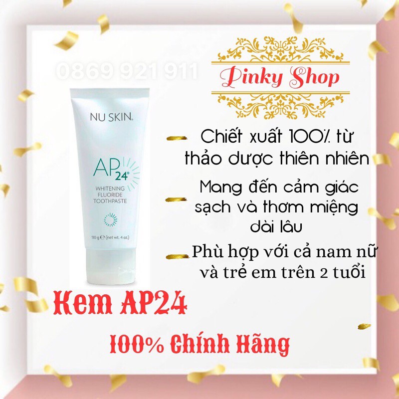 [Bán buôn/ Bán lẻ] AP24 Anti-Plaque Fluoride Toothpaste - Kem Đánh Răng Chống Mảng Bám (Tem Anh)