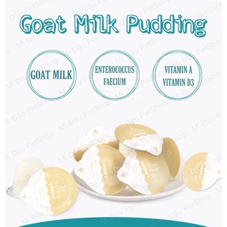 Pudding sữa dê - thạch sữa dê cho cún