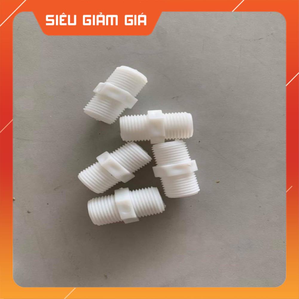 Nối thẳng, nối nhựa, cút nối thẳng nhựa ren 21