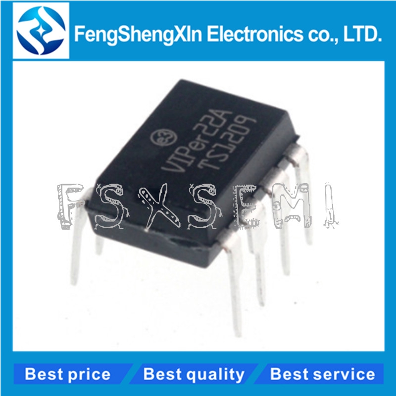 10 Cái / lốc VIPER22A VIPer22 Switcher IC DIP-8