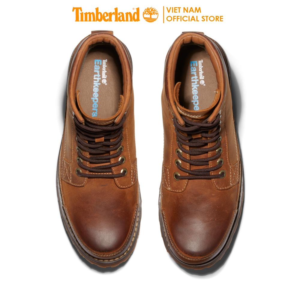 [Original] Timberland Giày Cổ Cao Nam Earthkeeper Medium Brown Nubuck TB015551