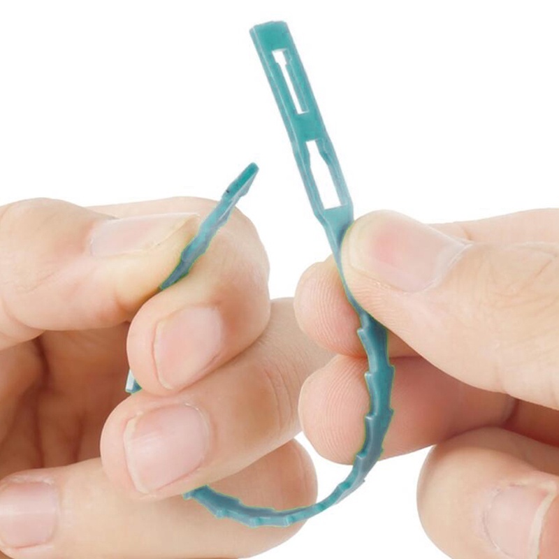 Bộ 10 Dây Nhựa Hỗ Trợ Trồng Cây Có Thể Điều Chỉnh Và Tái Sử Dụng