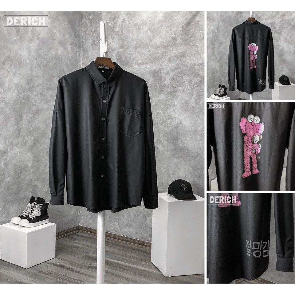 Sơn mi đũi kaws đen