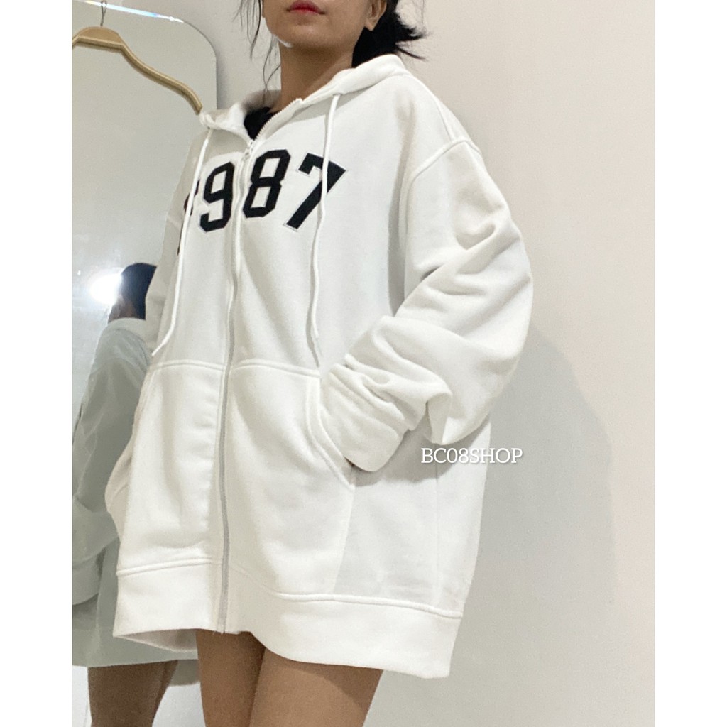 Áo khoác HOODIE Nỉ F987 Unisex vải nỉ cotton cao cấp F987