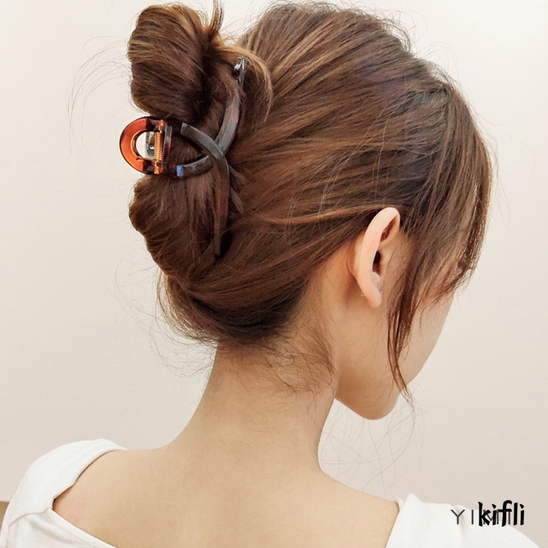 Kẹp Tóc Kiểu Dáng Đơn Giản Thời Trang Phong Cách Hàn Quốc Cho Nữ