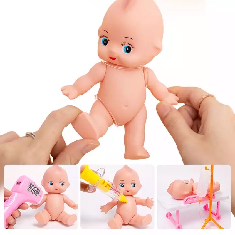 Xe cấp cứu có dùng pin kèm 30 món đồ chơi khám bác sĩ H325A