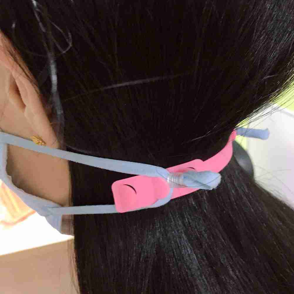 Dụng cụ hỗ trợ đeo khẩu trang bằng nhựa co giãn E8M3