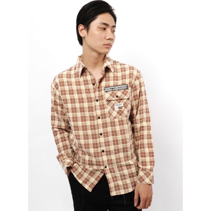 Sơ mi caro form suông rộng cho nam Nô Store