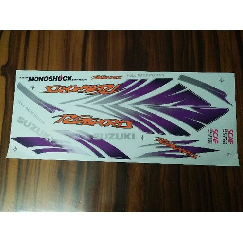 Bộ tem Suzuki Sport 110 màu tím
