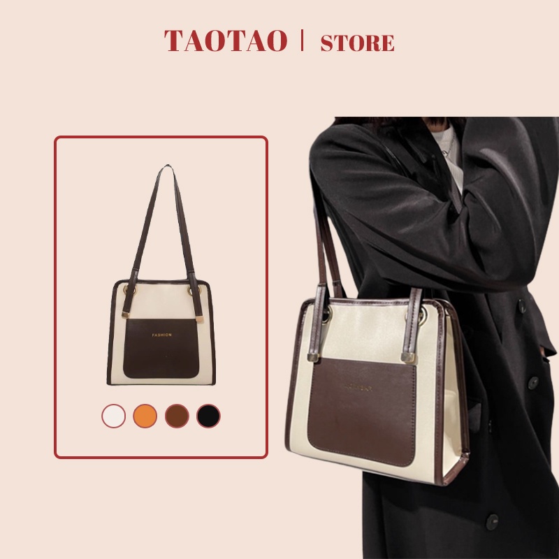 túi đeo vai to cao cấp túi tote nữ túi xách nữ đẹp túi tote vintage cỡ lớn