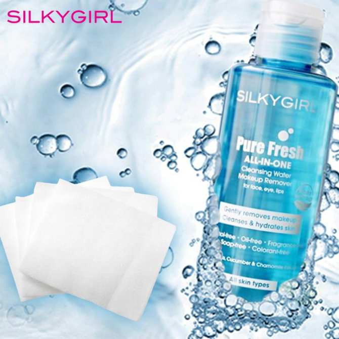 silkygirl pure fresh cleansing water