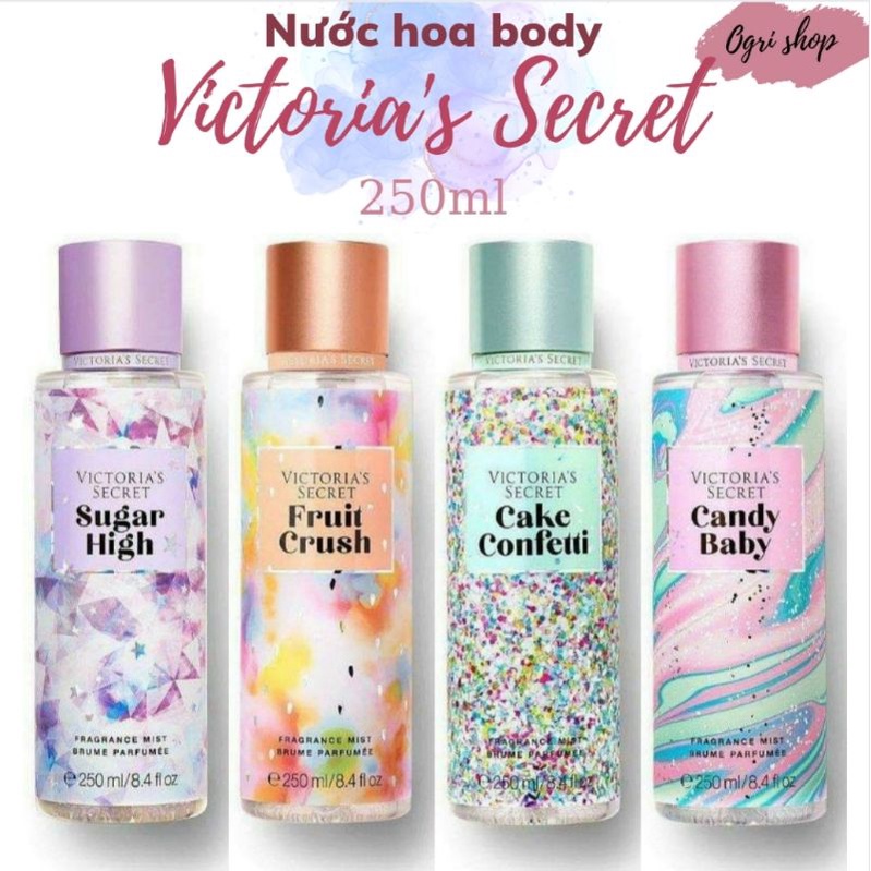 body mist hương thơm ngọt ngào