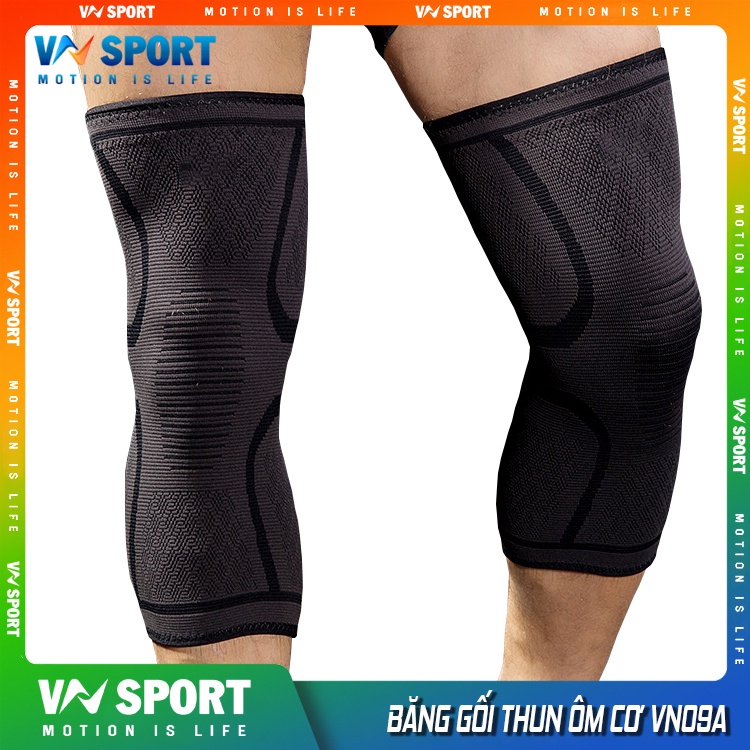 「1 Cặp」Băng Bó Gối Thun Thể Thao VNSPORT - VN09A | Knee Support