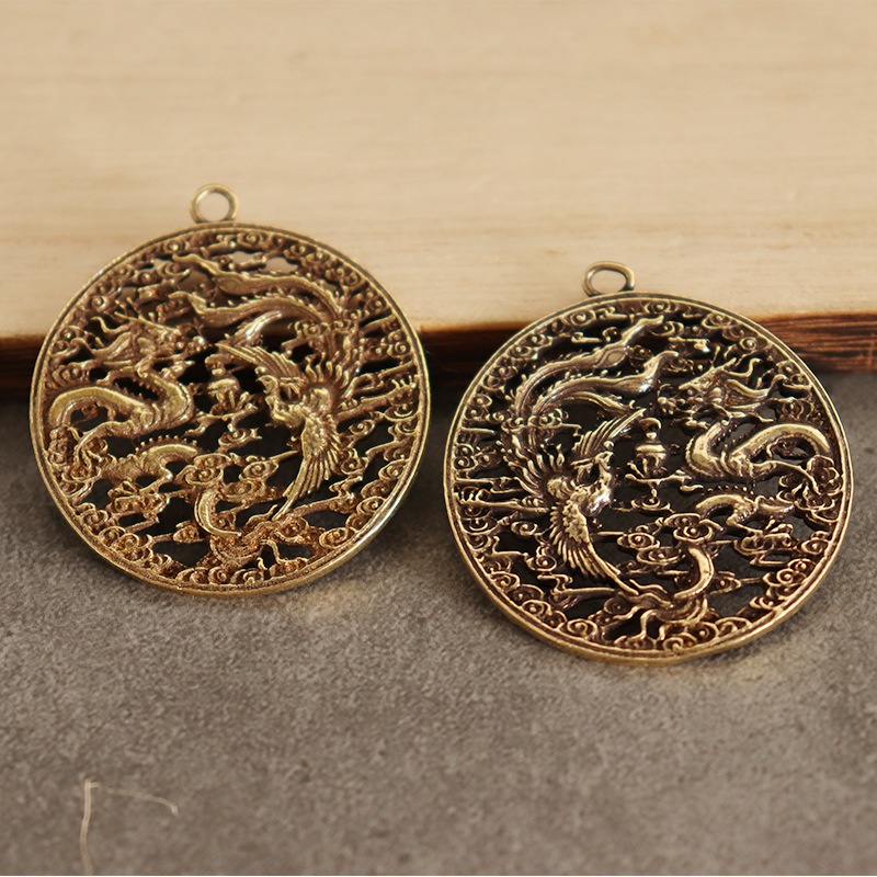 Mặt Dây Chuyền Hình Tượng Phật Bằng Đồng Thau Nguyên Chất