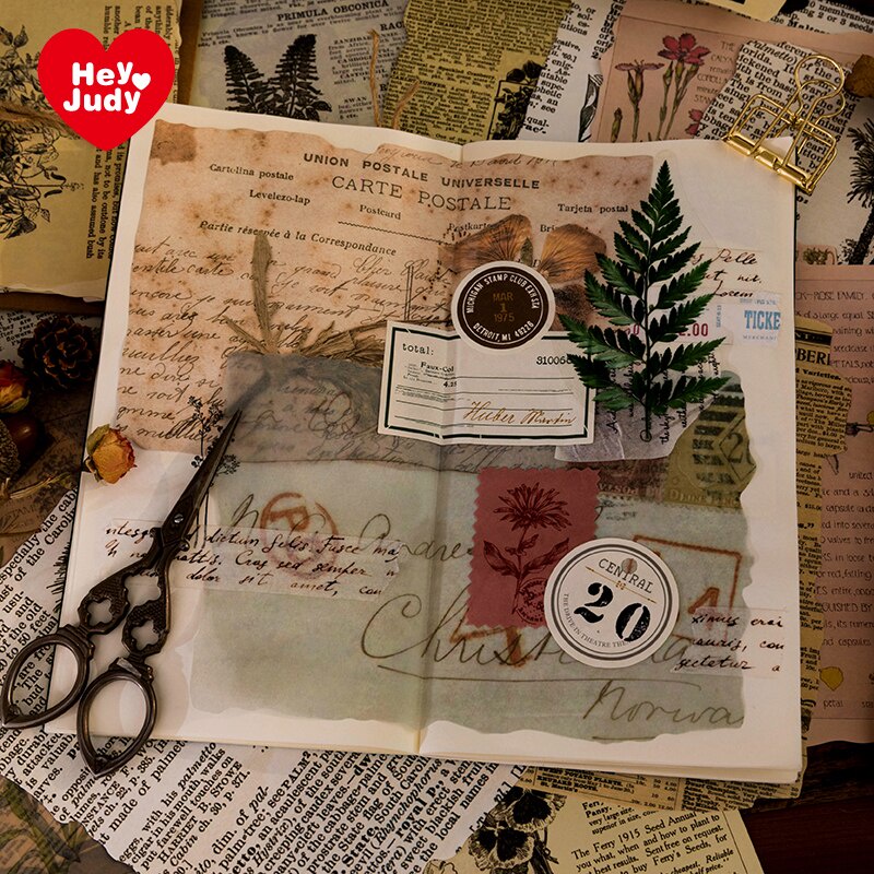 Bộ 23 Giấy Họa Tiết Cổ Điển Dùng Để Trang Trí Sổ Tay/ Album Ảnh DIY