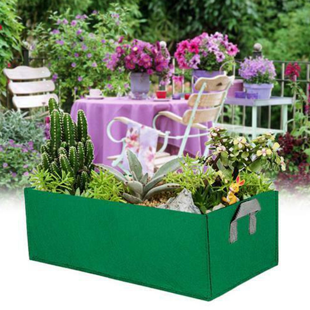 [CHOO] Square Planting Bag Non-woven Box Breathable Plant Growth Pouch Gardening Growing Pot