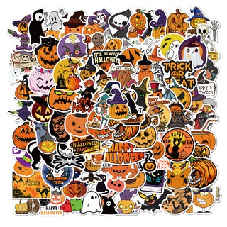 Bộ 50 / 100 miếng sticker trang trí halloween