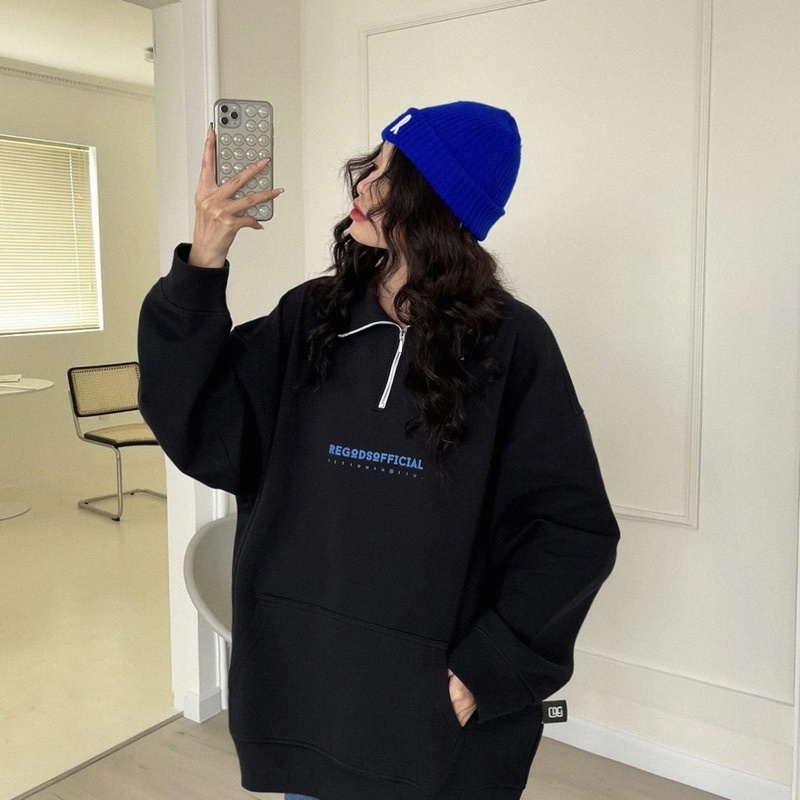 Áo Sweater phối Zipper Identify REGODS Unisex Form Rộng ( SWEATER ZIPPER IDENTIFY )