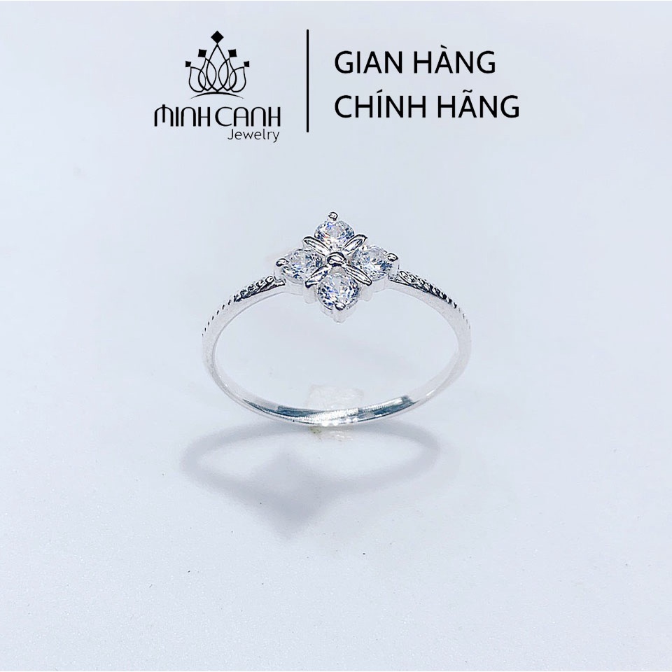 Nhẫn Bạc Nữ Minh Canh Jewelry Hình Hoa Xinh Xắn - Minh Canh Jewelry
