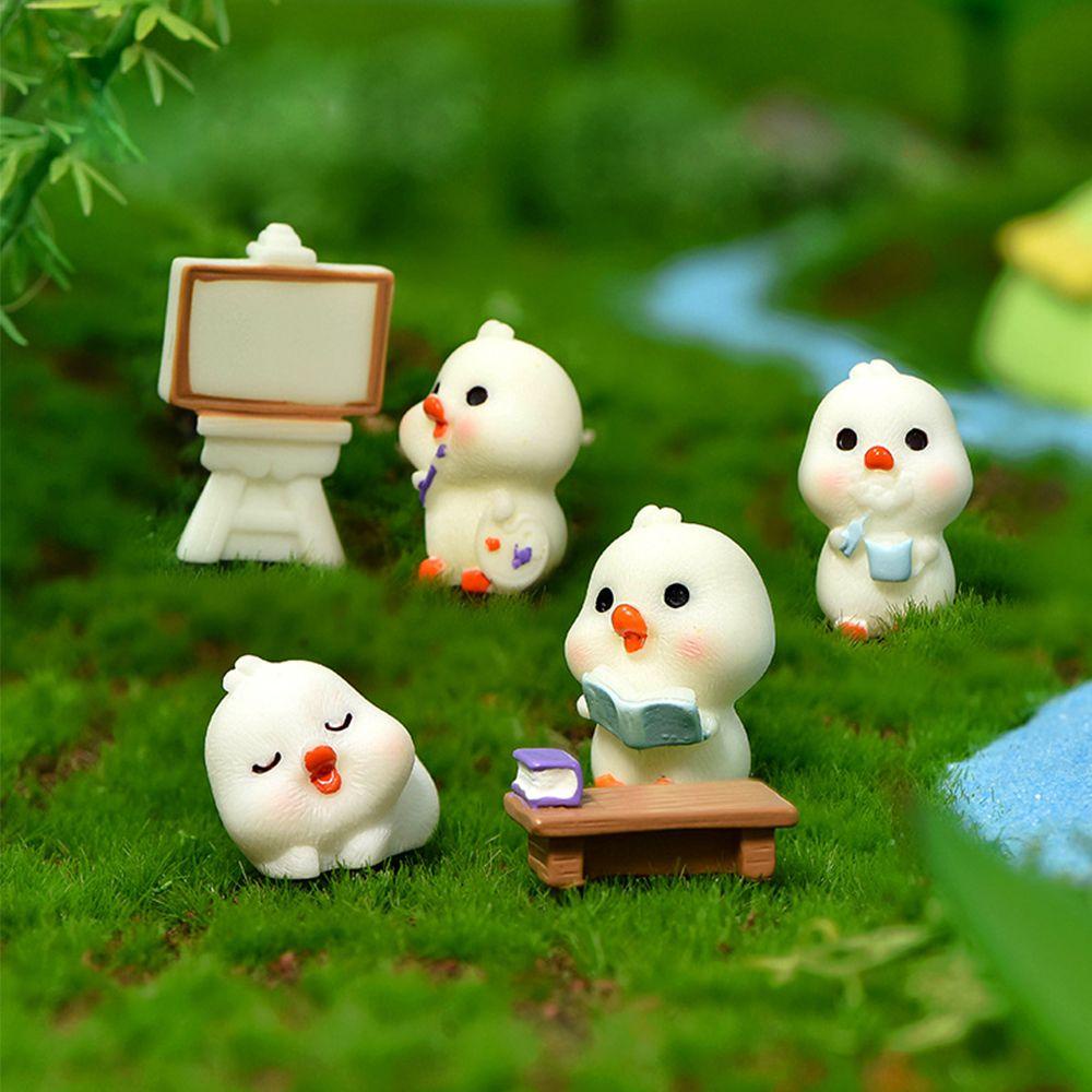 Mô Hình Chú Vịt Dùng Trang Trí Tiểu Cảnh DIY